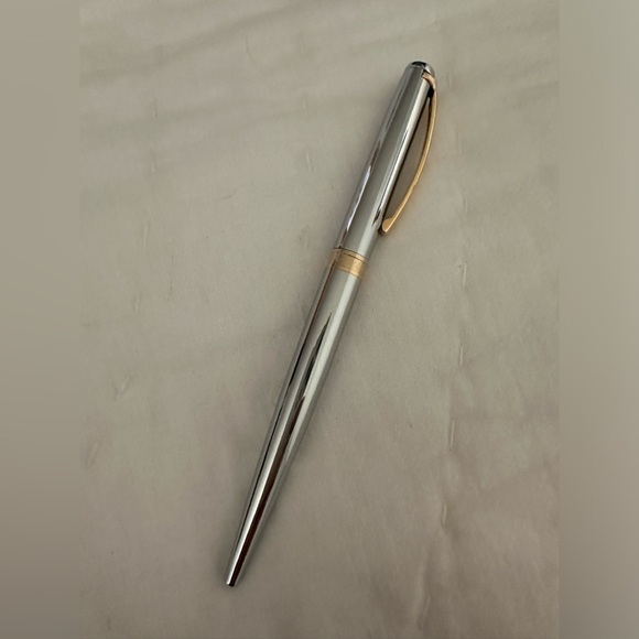 Tiffany & Co Sterling Silver With Gold Vermeil Ballpoint Pen - Picture 2 of 4